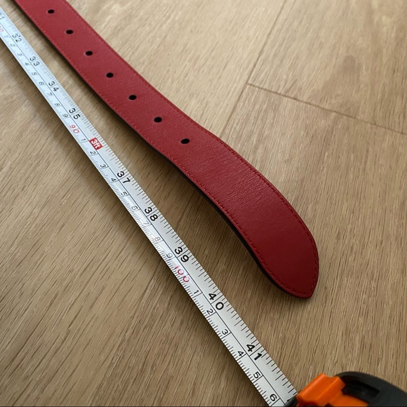 Gucci Red Marmont Belt Bum Bag — Chevron - Picture 12 of 13